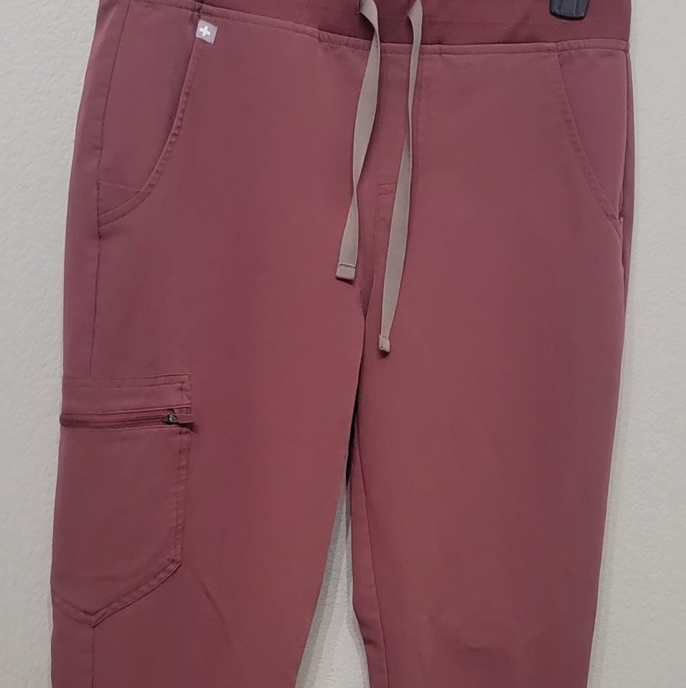 Figs Dark Cherry Zamora Joggers